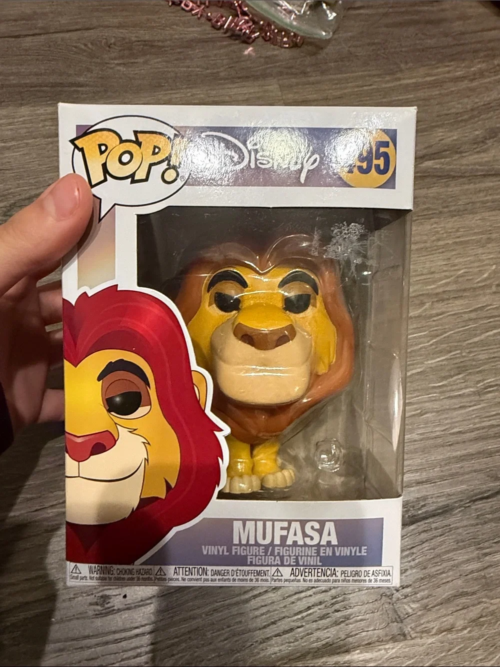 Disney Mufasa POP! Vinyl Figure - Brown, Gold, Yellow